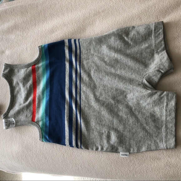Baby GAP Striped Tank Onesie - Picture 2 of 4